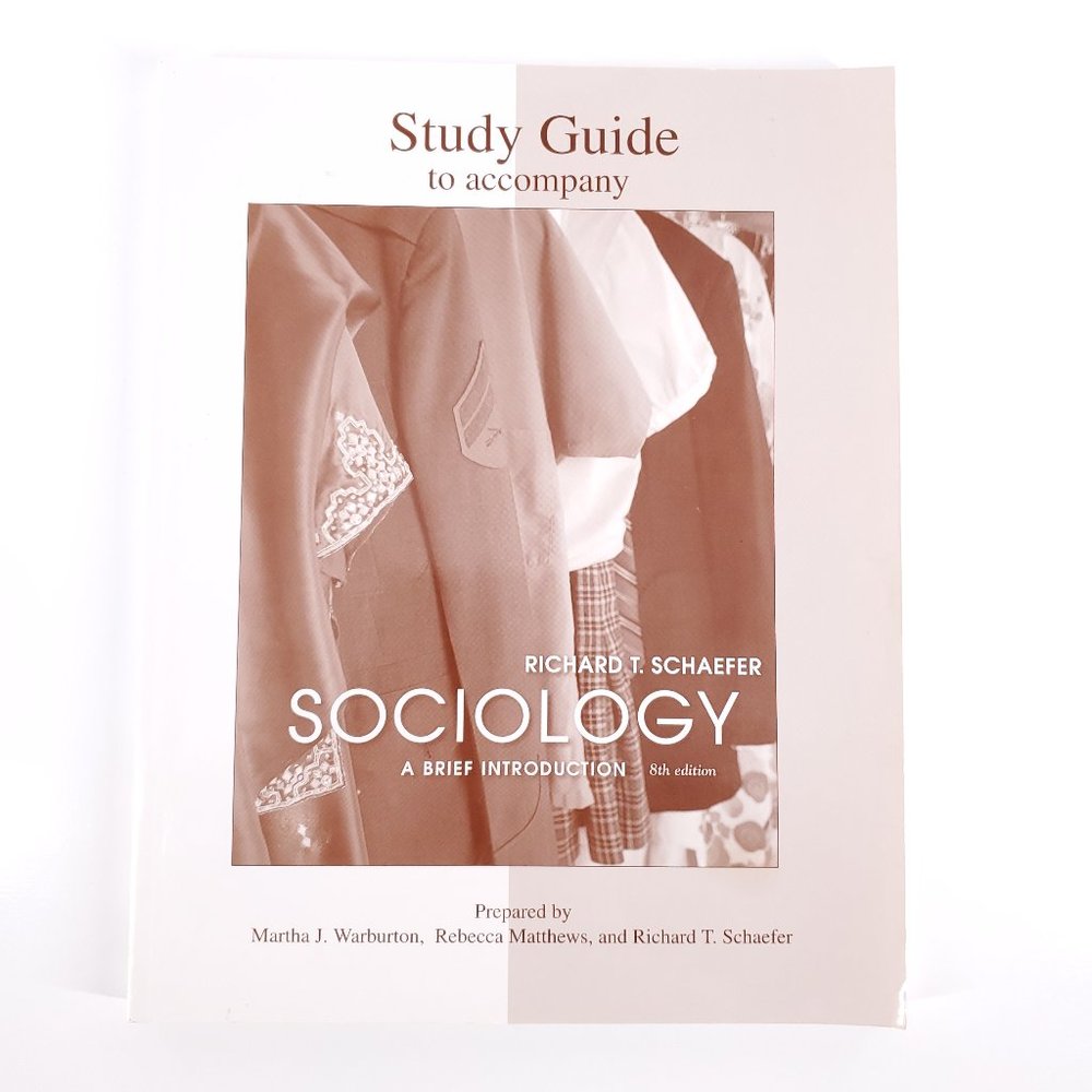 Sociology by Richard T. Schaefer 8th Edition A Brief Introduction used - good